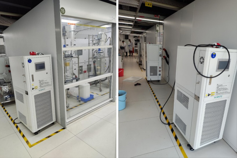 5.5kW高低溫控溫裝置助力金華某醫藥公司提升公斤級實驗研發效率